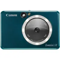 Canon Zoemini S2 - Digitalkamera - kompakt med øyeblikkelig bildeskriver - 8.0 MP - Bluetooth, NFC - sjøgrønn
