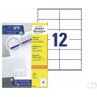 Avery - Hvit - 105 x 48 mm 1200 etikett(er) (100 ark x 12) flerbruks merkelapper