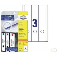 Avery L6059 - Hvit - 59 x 297 mm 75 stk (25 ark x 3 filmappeetiketter