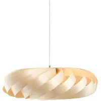 Tom Rossau pendellampe TR5, Ø 100 cm, natur, bjørketre