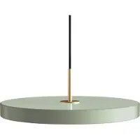 UMAGE LED-hengelampe Asteria Medium lysegrønn/messing Ø 43 cm