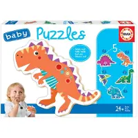 Educa baby puslespill 5 stk Dinosaurer