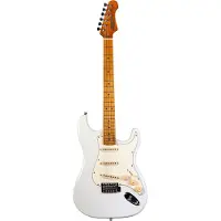 JET Guitars JS-300 Roasted Maple Olympic White