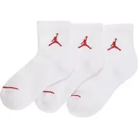 Jordan Ankelsokker - 3-pack - Jumpman Quarter - Hvit - - 23,5/27 - Sokker