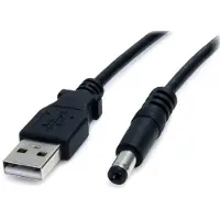 StarTech.com USB to Type M Barrel 5V DC Power Cable - strømkabel