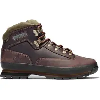 Timberland for man. TB0951002141 Euro Hiker brown lace-up leather mountaineering boots (46), Flat, Laces, Casual