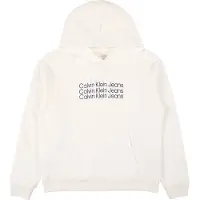 Calvin Klein Hettegenser - HWK - Resirkulert - Grå - - 10 år (140) - Hettegenser