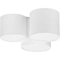 TK Lighting Taklampe Mona med 3 lyskilder, hvit