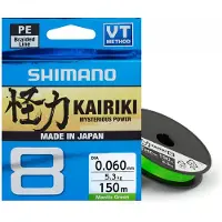 Shimano Line Kairiki 8 150m 0.16mm 10.3kg M Green