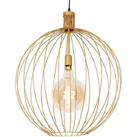 QAZQA Design Hengelampe Gull 60 cm - Wire Dos
