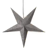 Star Trading Fløyelsstjerne + lyslenke