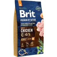 Brit Premium Nature M Kylling Voksen Hundemat 8kg
