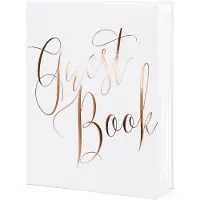 Kärkkäinen PartyDeco Gästebuch, 22 sider, Innbundet (hardcover), Gull, Hvit, 200 mm, 245 mm