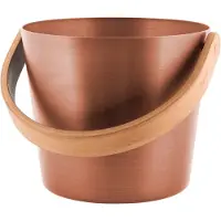 Rento Relax saunabøtte 5 l, aluminium, kobberfarget