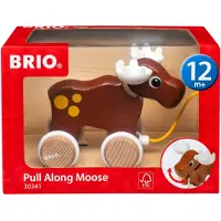 BRIO Trekkleke Elg 30341 - - OneSize - Leker på hjul