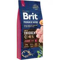Brit Premium Nature L Kylling Valpefôr 15kg