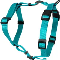 Dogman H-sele Iris turkis 25mm