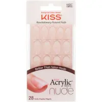 KiSS Salon Acrylic Nude French Nails - KAN02