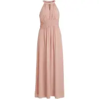 Vila Milina Halter Maxi Ermeløs Lang Kjole
