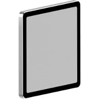 LIGHTME LED-speillampe Aqua kantet krom