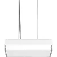 Bega RZB Flat Slim+ Pendellampe DALI 30x30cm 22W hvit/blank
