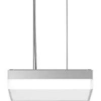 Bega RZB Flat Slim+ Pendellampe DALI 30x30cm 22W sølv/matt