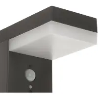 LINDBY LED-pullertlampe Chioma, antrasitt, sensor