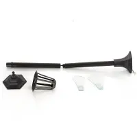 LINDBY veilampe Nane, 122 cm, lykt, saltvannsresistent, E27