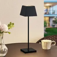 LUCANDE Patini LED-bordlampe for utebruk, svart