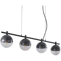 LUCANDE Dustian pendellampe, 4 lyskilder