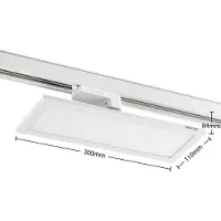 Arcchio Hairis LED-panel hvit 4000 K