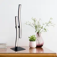 Näve Onda LED-bordlampe, 2 lyskilder