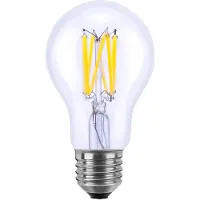 Segula LED-pære High Power, E27, 8W, klar