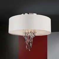 Schuller Valencia Domo elegant taklampe av tekstil
