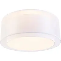 QAZQA Moderne taklampe hvit 50 cm 3-lys - Drum Duo