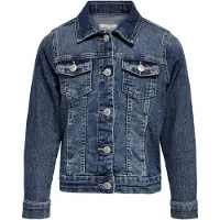 Kids Only Denimjakke - Noos - KonSara - Medium+ Blue Denim - - 12 år (152) - Denimjakker