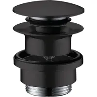 Hansgrohe Push-Open bundventil 1 1/4, mat sort