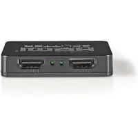 Nedis Vspl34002bk Hdmi-splitter 2 Porter Hdmi Inn Til 2xhdmi Ut 4k Abs/pvc 30hz