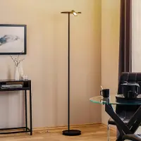 BOPP Share LED-uplight med leselampe, svart