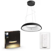 Philips Hue White ambiance Amaze - Taklampe - LED - 25 W (ekvivalent 204 W) - klasse F - varm til kjølig hvitt lys - 2200-6500 K - svart