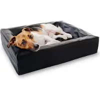 Bia Bed Bia Hundeseng sort, 70x85