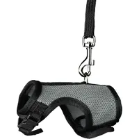 Trixie Soft sele m. line, t.stor kanin, 25–40 cm, 1.20m, ass.farver