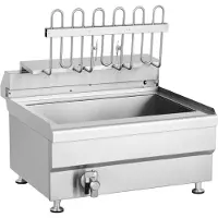 Royal Catering 1126 frityrgryte for pølser, pommes frites og fisk med stativ, to kurver, 24L - til bedrifter - 1126