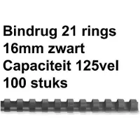GBC Din A4 16 Mm Spiralrygg 100 Enheter