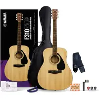 Yamaha F310 Acoustic Guitar Package Natural