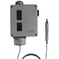 Danfoss RT101 - Termostat, 25-90 gr, Max, SPDT, Fjernføler, 2000 mm, IP54