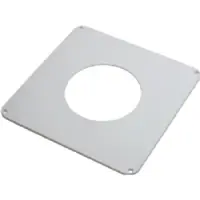 Maico Dækplade PL200 200x200 mm, ø100-ø120 mm, hvid.