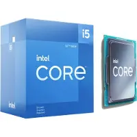 Intel Core i5-12400F Alder Lake Prosessor/CPU - 6 kjerner - 2.5 GHz - LGA1700 - Boks (med kjøler)