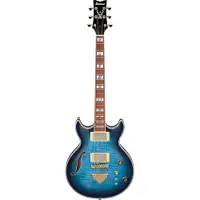 Ibanez AR520HFM Semi Hollowbody Light Blue Burst - Ex Demo