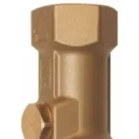 GPA Flowsystem GPA CONTI BZ kontrollerbar kontraventil i rødgods. ¾ muffe/muffe PN16- Inspektionsprop i messing Ej GDV godkendt